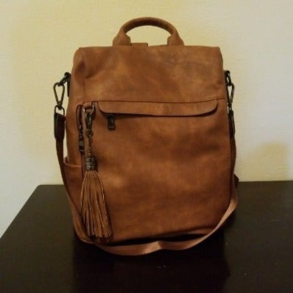 Backpack Purse for Women, PU Leather Anti Theft Backpack Purse Shoulder Bag